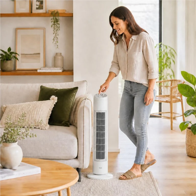 Goldair 81cm Tower Fan with Timer