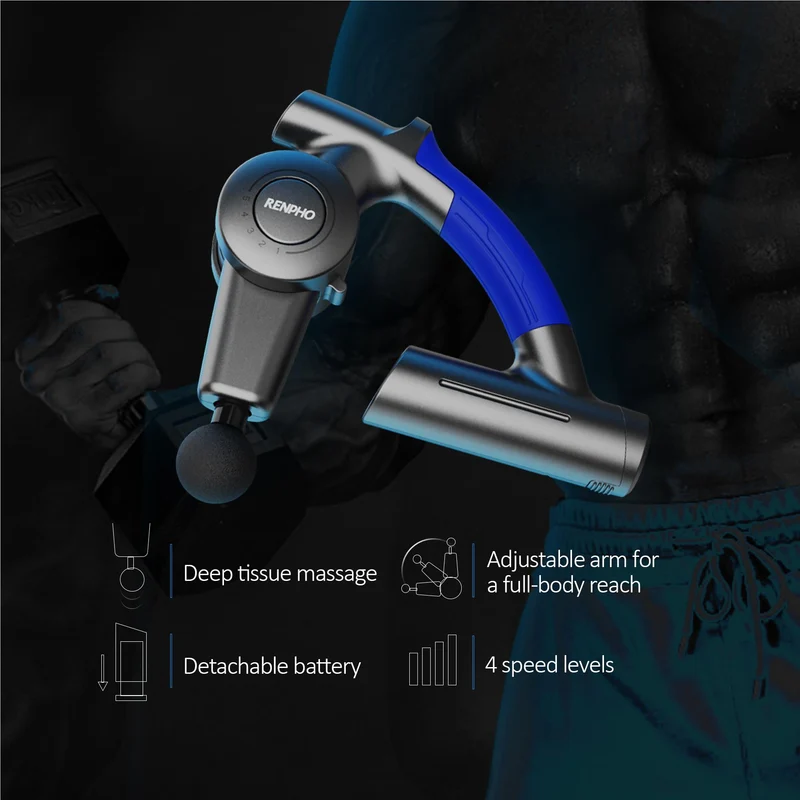 RENPHO R4 Pro Massage Gun with Adjustable Arm