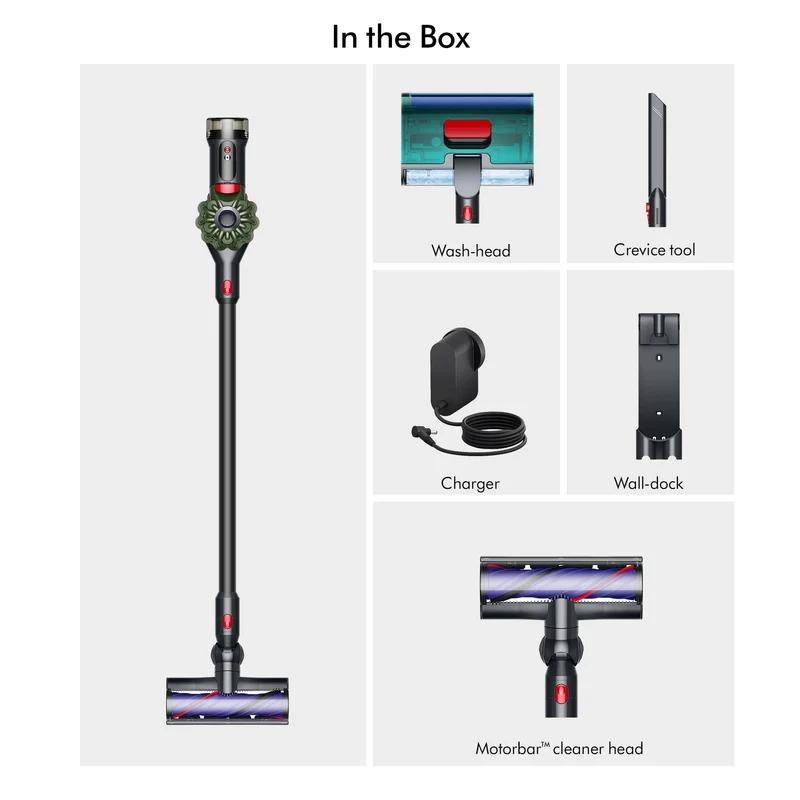 Dyson V8 Cyclone + Wash Head