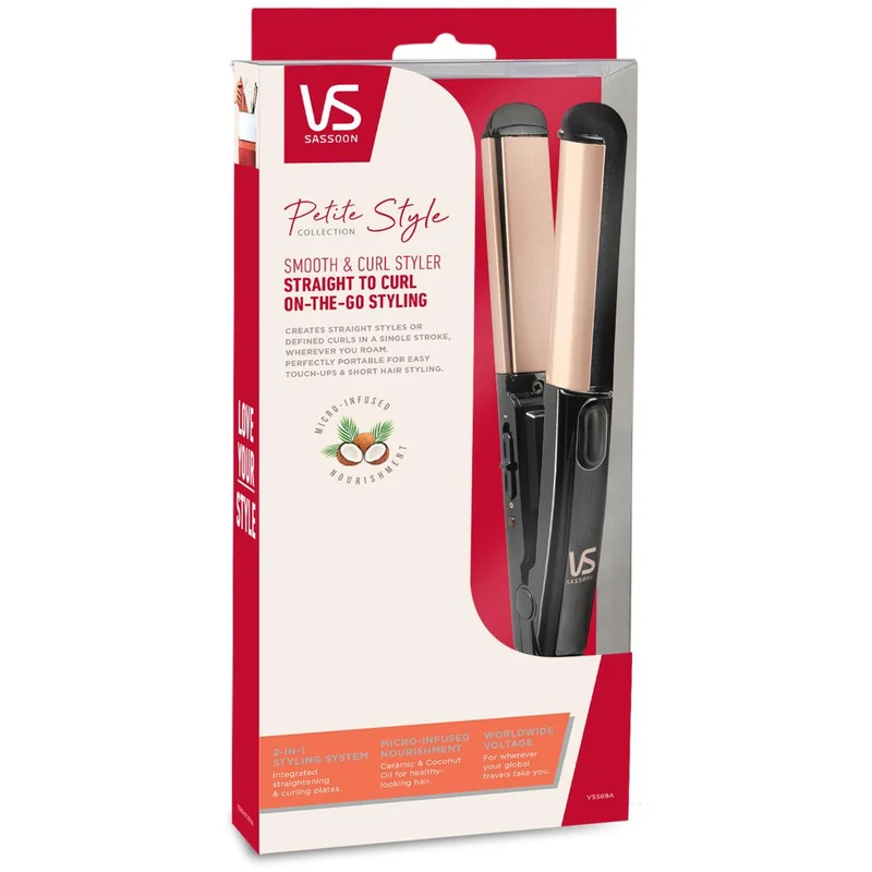 VS Sasoon Petite Style Smooth & Curl Styler
