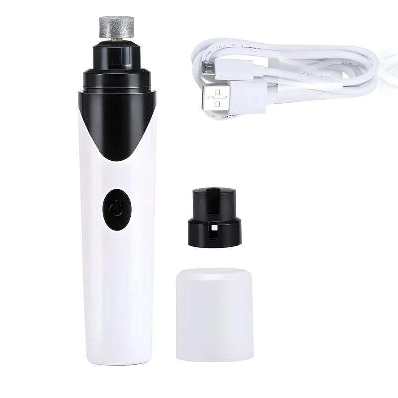 Elektrische Krallenschleifer für Haustiere | Sanft & Geräuscharm | USB Wiederaufladbar | Für Hunde & Katzen