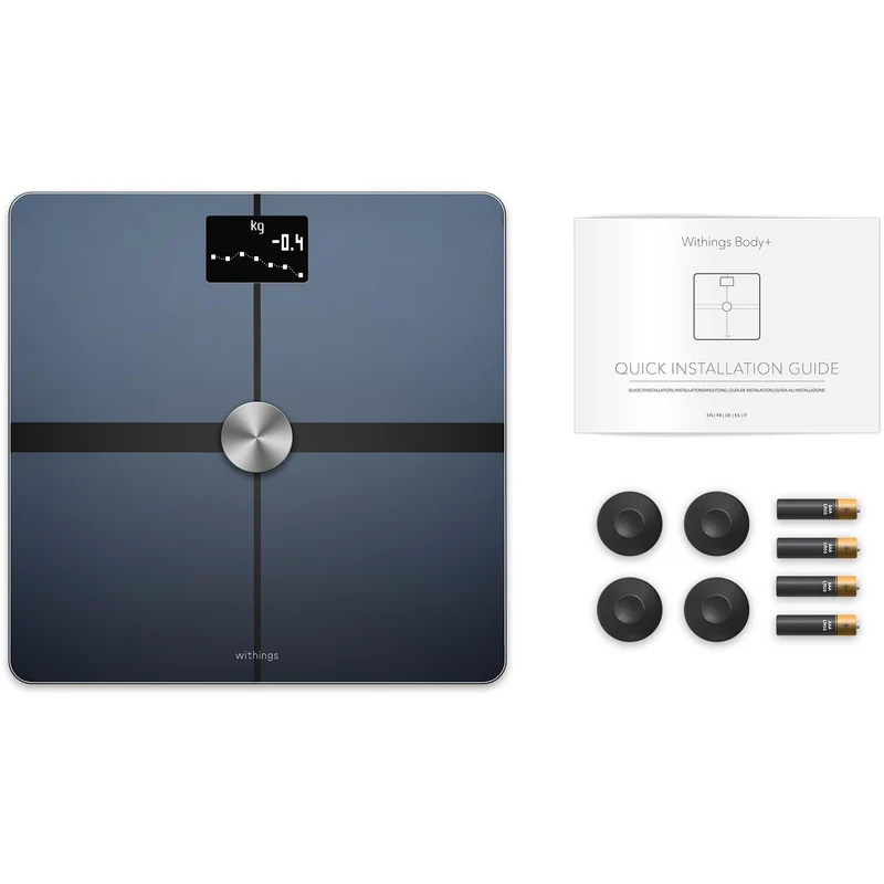 Withings Body + Body Composition Wi-Fi Scale (Black)
