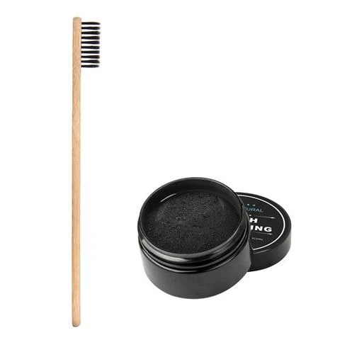 KIT DE BLANCHIMENT DENTAIRE AU CHARBON 100% NATUREL