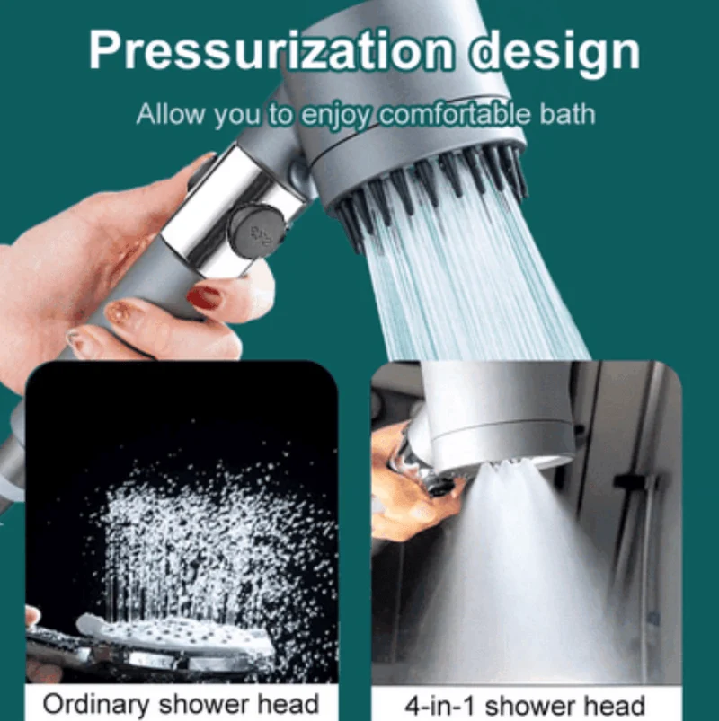 Hydrobeam Soffione Doccia - Alta Pressione dell'Acqua & 9-Livelli di Filtrazione