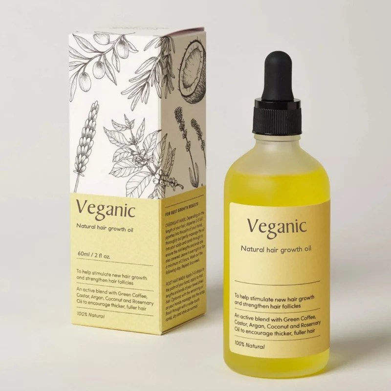 Olio per Crescita Capillare Vegano - Siero 100% Naturale