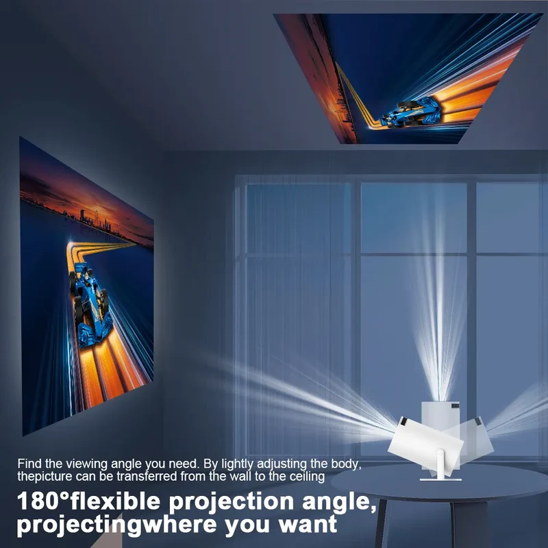 HomeVision Proiettore - Ultra HD | Compatto & Portatile