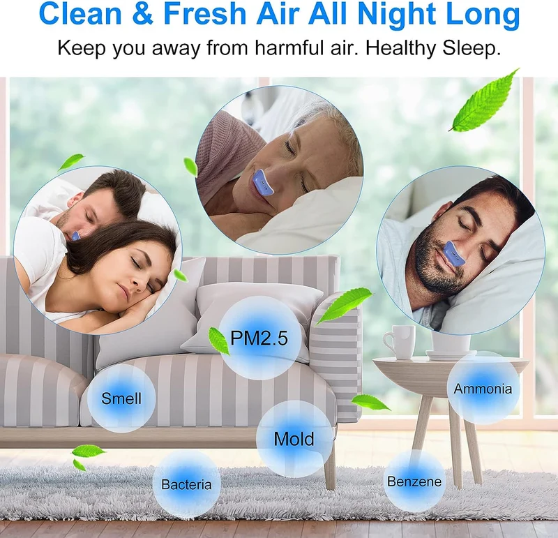 Micro CPAP Dispositivo per Apnea Notturna - Anti-Russamento