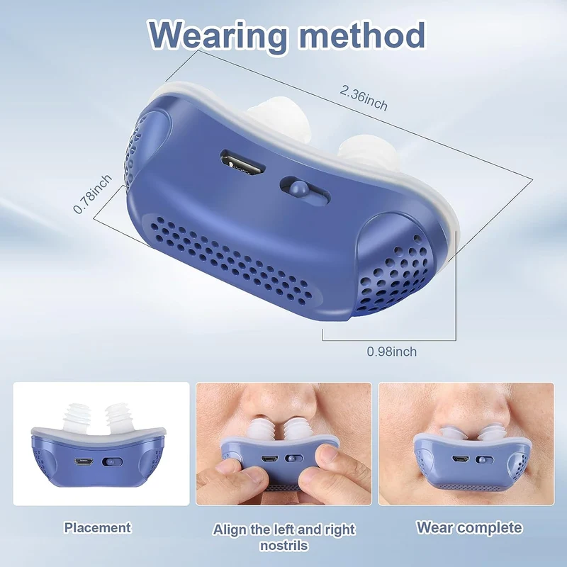 Micro CPAP Dispositivo per Apnea Notturna - Anti-Russamento