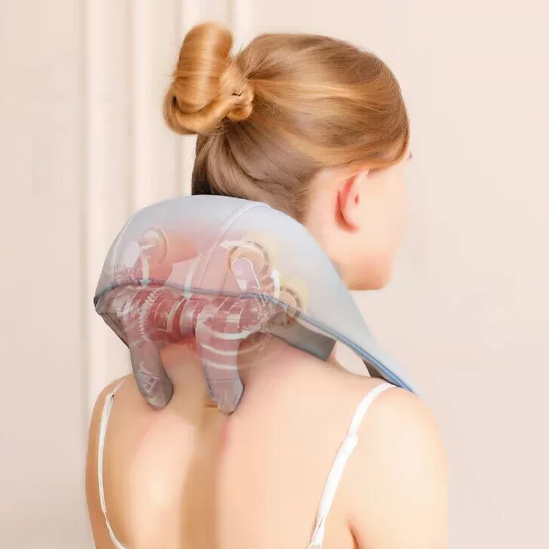 Healo Apparecchio per Massaggio al Collo - Sollievo Profondo Shiatsu