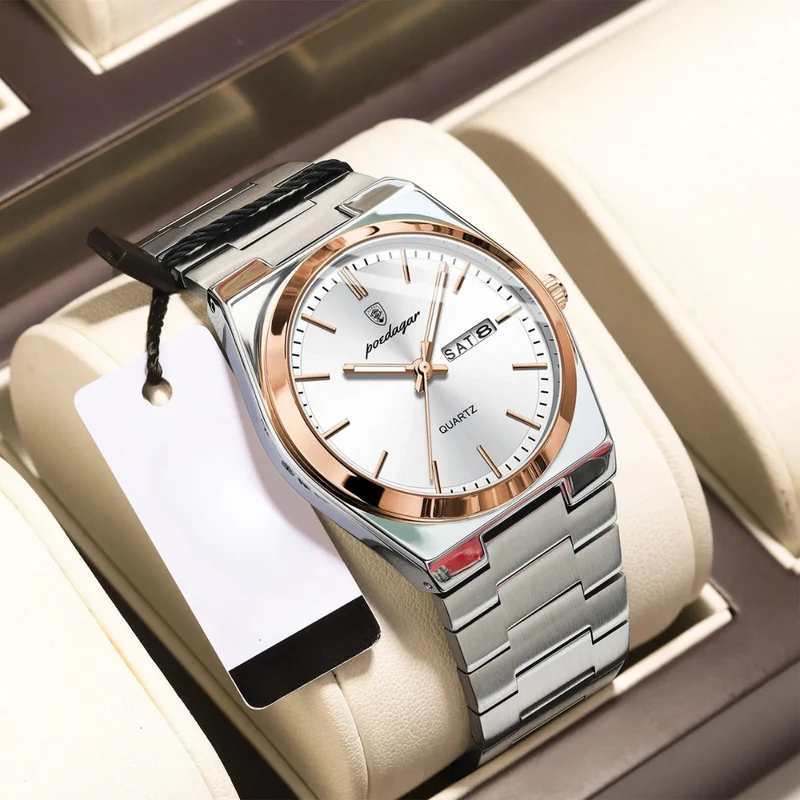 Orologio da Uomo Impermeabile in Acciaio Inossidabile | Lusso & Duraturo