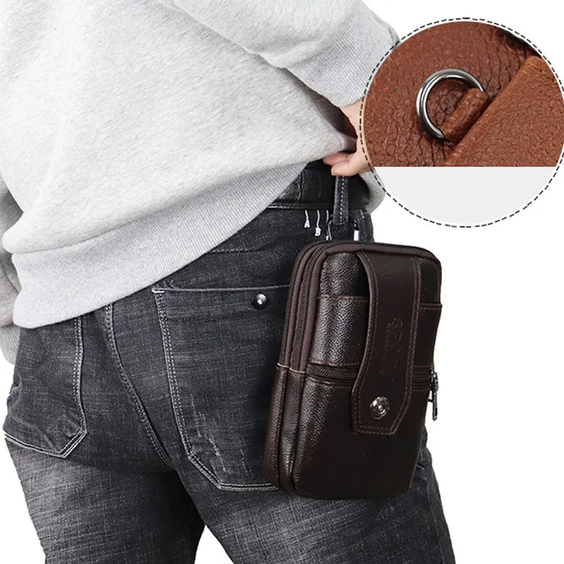 Borsa a Spalla Vintage Heren - Pelle