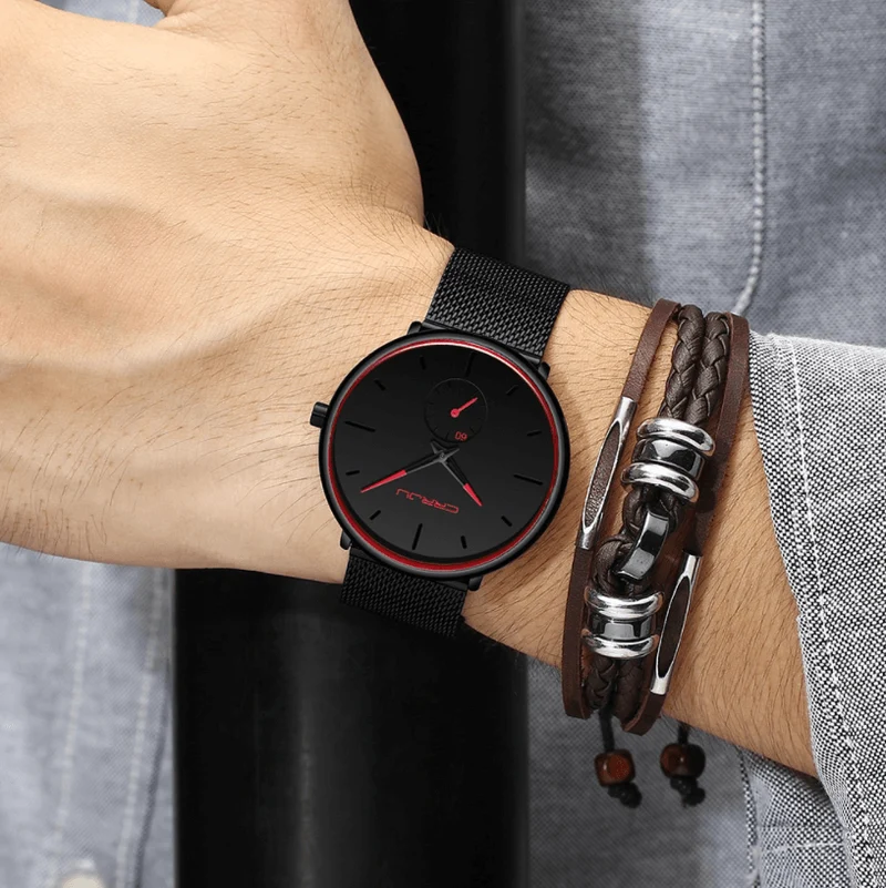Orologio da Uomo Moderno CRJJU - Minimalista ed Elegante