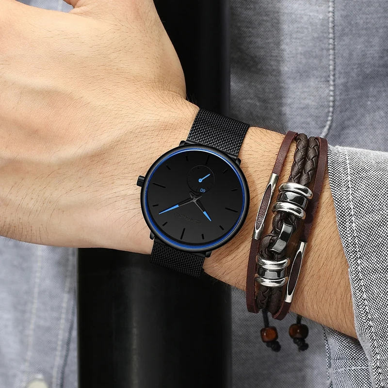 Orologio da Uomo Moderno CRJJU - Minimalista ed Elegante