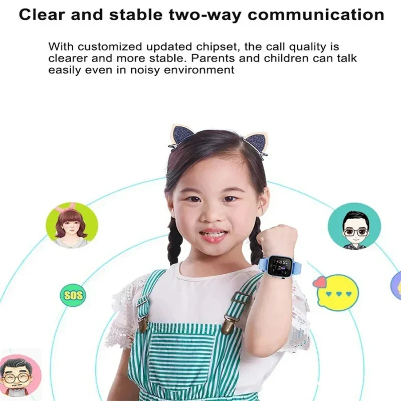 Orologio GPS impermeabile per Bambini - Sicuro e Stilosso