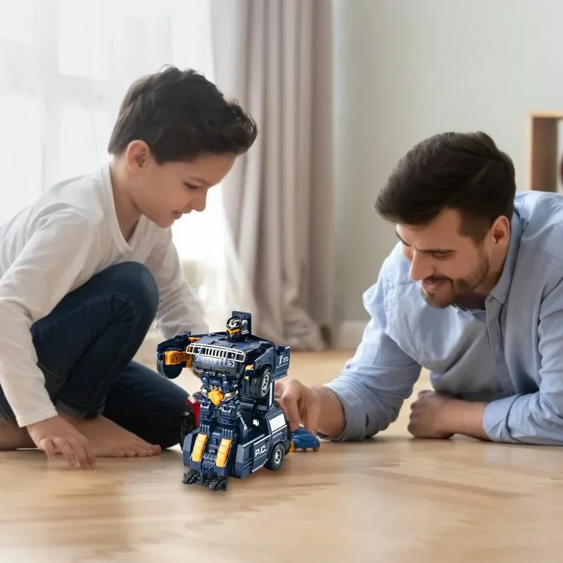 Auto Robot Trasformabile | Auto della Polizia e Giocattolo Robot
