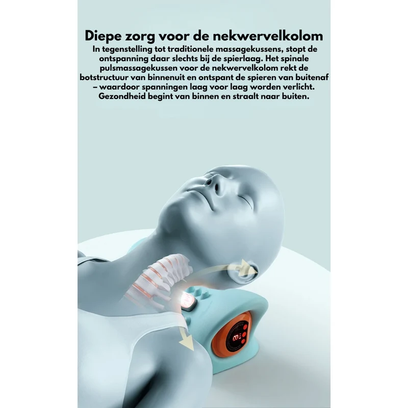 VeroNeck Massaggiatore 4-in-1 – Cura Completa del Collo & Rilassamento
