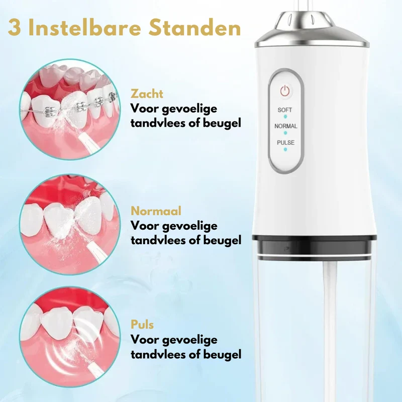 Waterflosser - Flossing senza dolore | Tre Opzioni di Colore