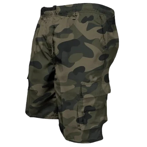 Short décontracté à taille élastique pour hommes