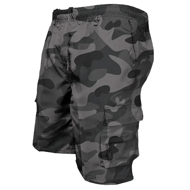 Short décontracté à taille élastique pour hommes