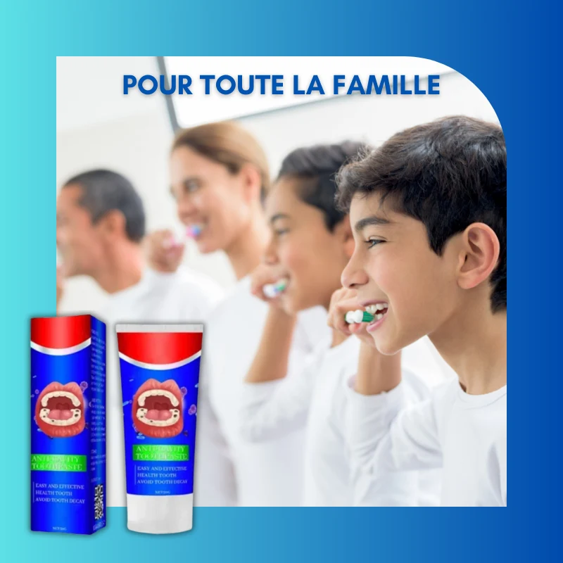 Lot de 2 Dentifrices anti-caries - 1 OFFERT