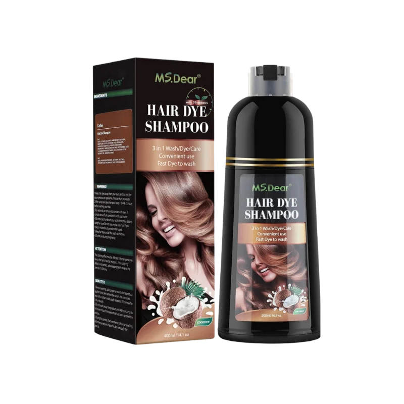 Shampoing colorant naturel 3 en 1 400ml - Ingrédients naturels