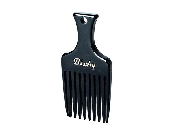 Peigne pick à barbe 1,5mm d'espacement (74mm/2.91") - Noir