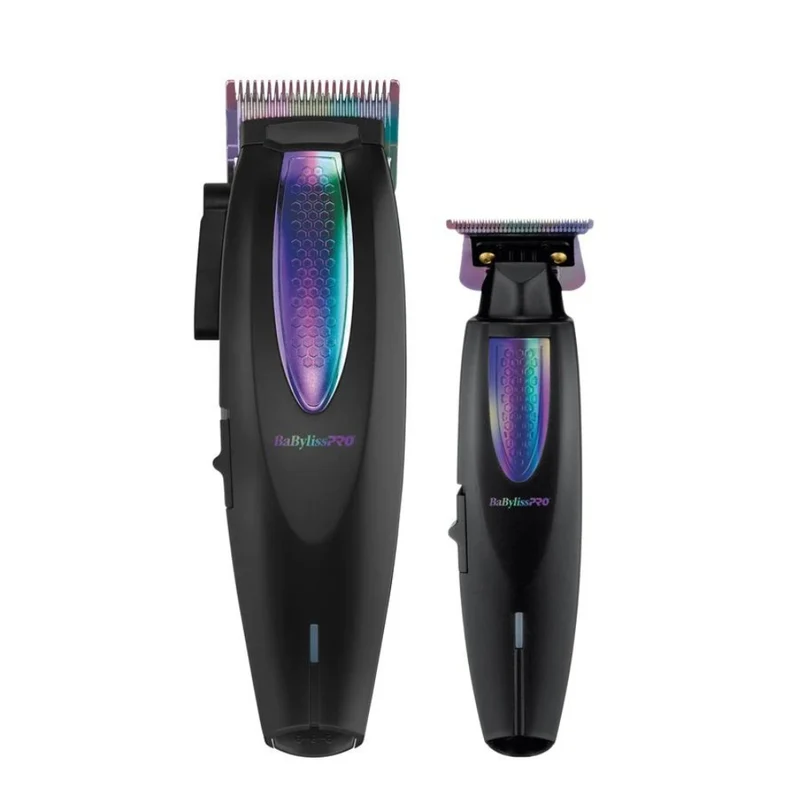 Duo de Tondeuse LithiumFX+ Édition Limité avec ou sans fil avec pile lithium-ion "Clipper FX673N" et "Trimmer FX773N" - Iridescent
