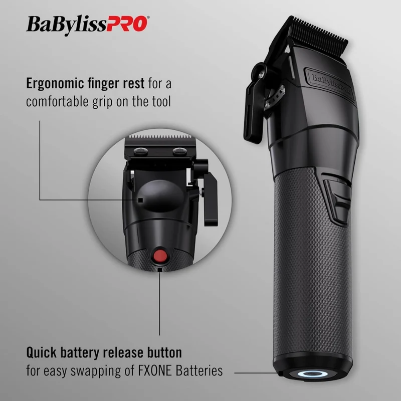Tondeuse métallique à batterie interchangeable Système FXONE "FX899MB" - BlackFX