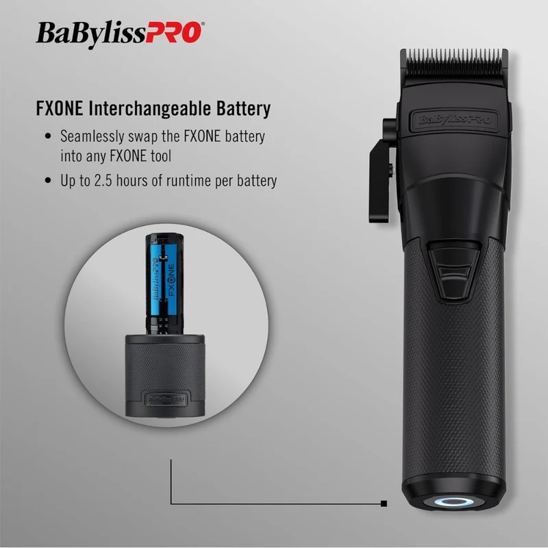 Tondeuse métallique à batterie interchangeable Système FXONE "FX899MB" - BlackFX