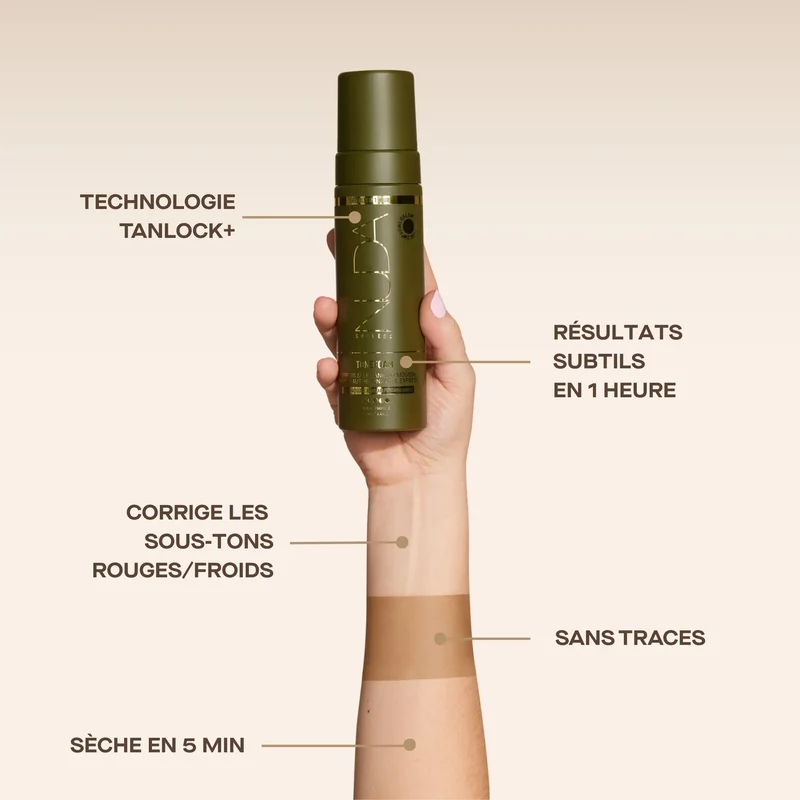 Mousse autobronzante express Olive TONEFOAM