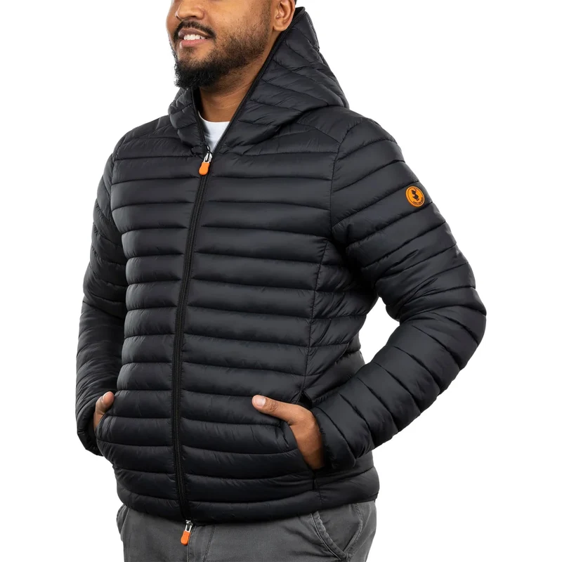 SAVE THE DUCK - Veste Matelassée à Capuche Donald pour Homme
