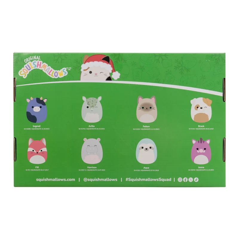 SQUISHMALLOWS - Ensemble de 8 Peluches Fantaisie