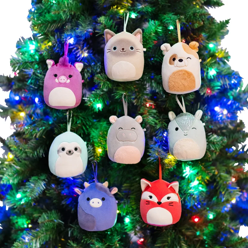 SQUISHMALLOWS - Ensemble de 8 Peluches Fantaisie