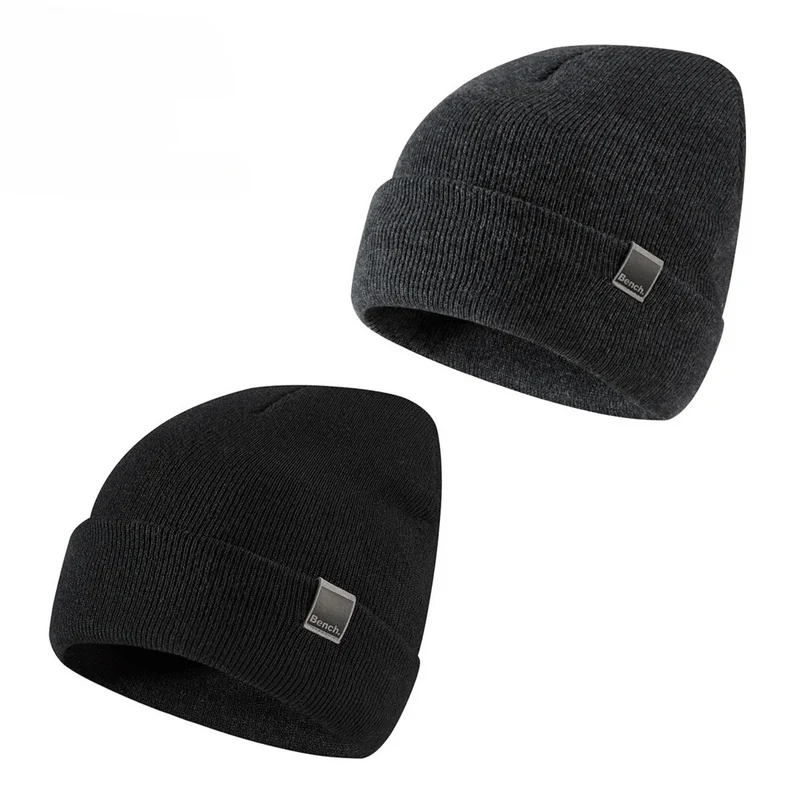 BENCH - Paquet de 2 Tuques Mérinos Unisexes