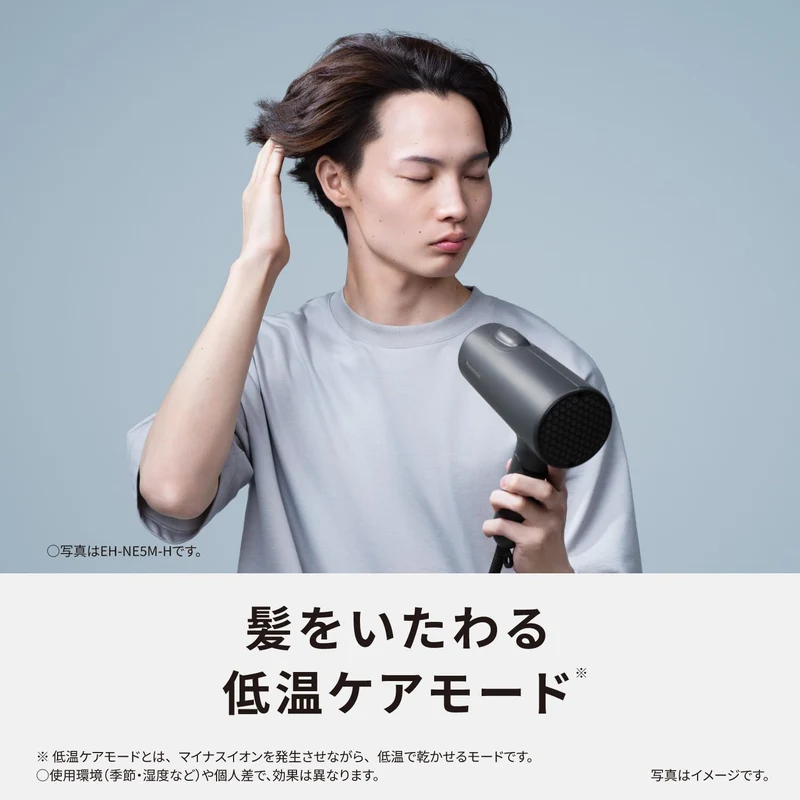 Panasonic Ionity Hair Dryer (EH-NE5M-H) — Quick-dry High Airflow Dark Gray