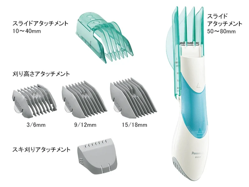 Panasonic Hair Clipper Electric Trimmer ER511P Green