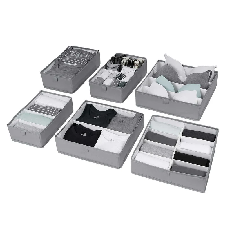 NEATFREAK - Ensemble de 6 Range-Tout pour Tiroir Ajustables