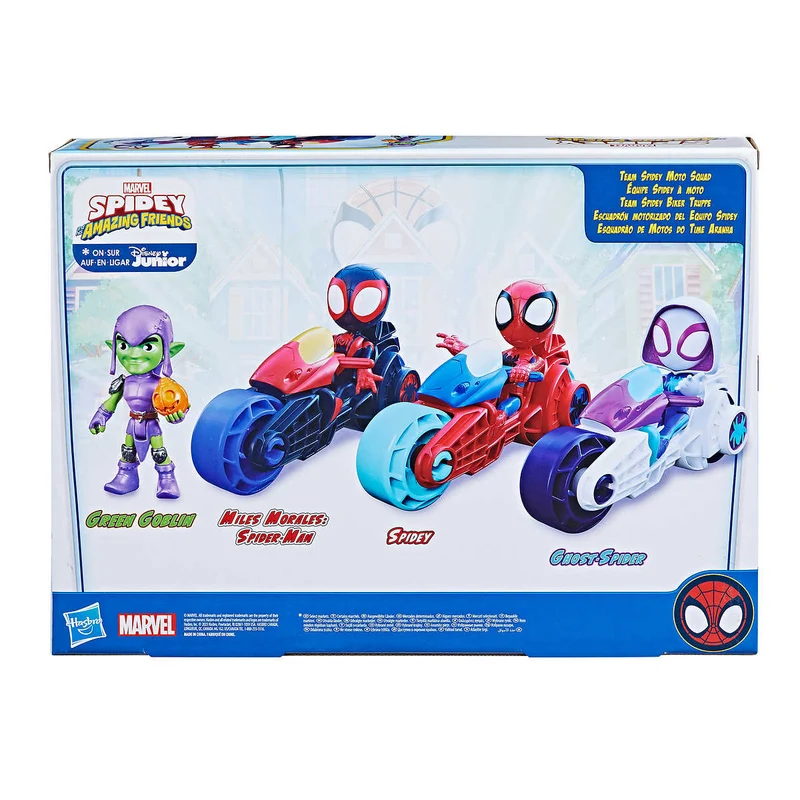 HASBRO - Spidey et ses Amis Extraordinaires Équipe Spidey à Moto Marvel