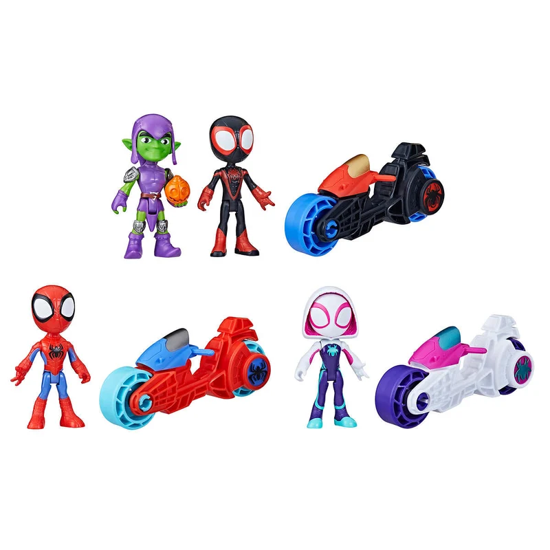 HASBRO - Spidey et ses Amis Extraordinaires Équipe Spidey à Moto Marvel