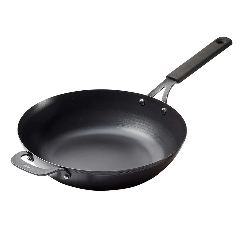 OXO - Wok en Acier Carbone Pré-Assaisonné SoftWorks