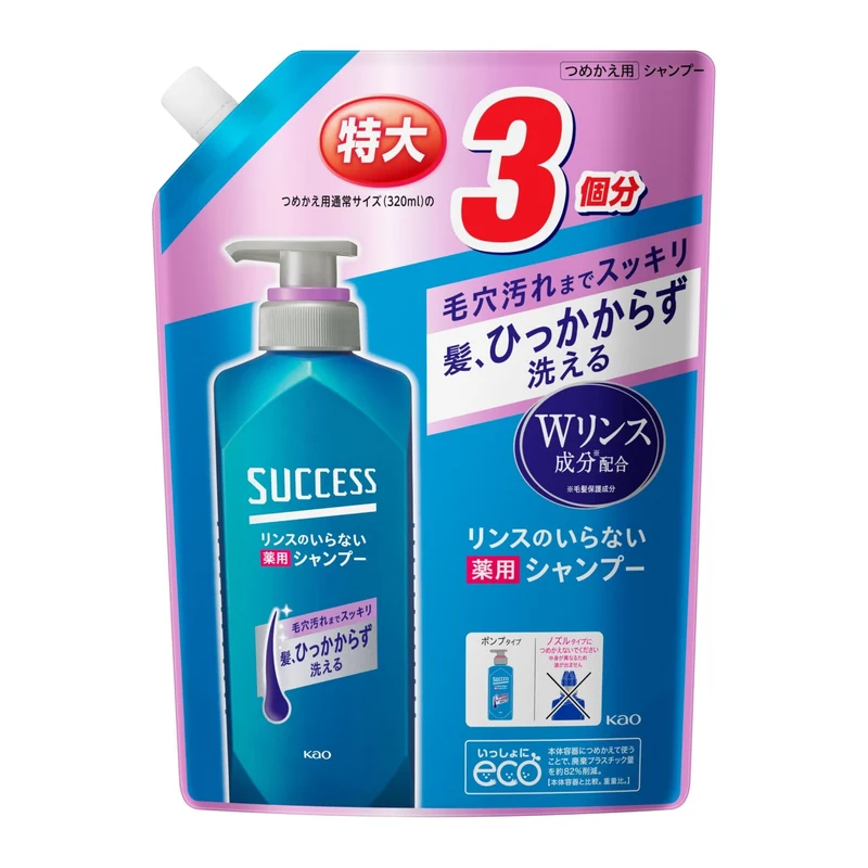 Success No Conditioner Shampoo Refill 960ml