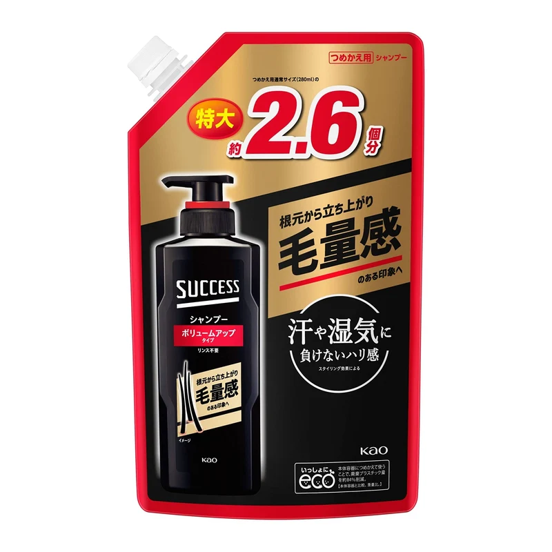 SUCCESS Volume Up Shampoo Refill Large Size 730ml