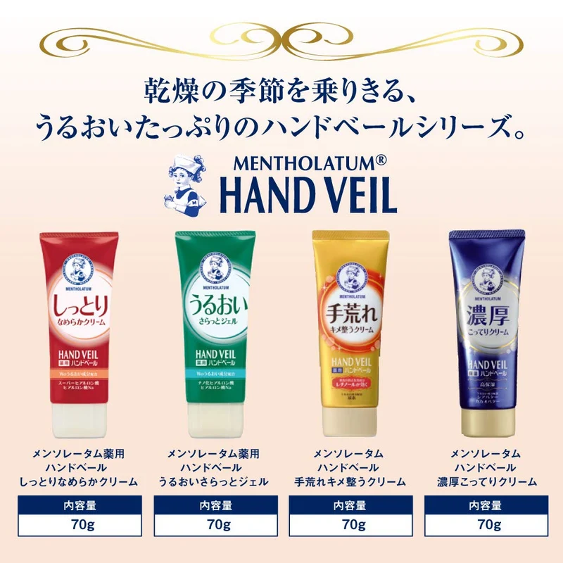 Mentholatum Hand Veil Beauty Premium Rich Nail 12g