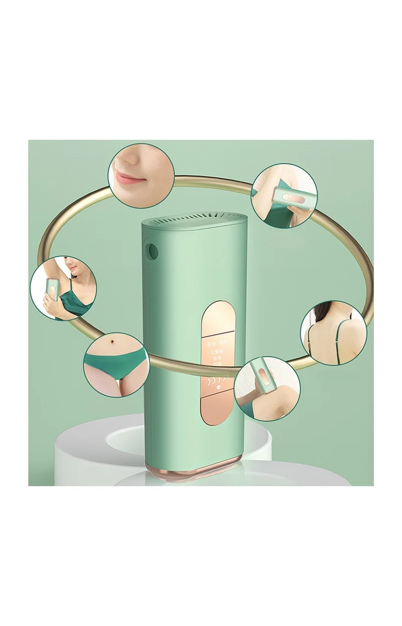 Épilateur lumière pulsée - T61 IPL - Corps - Vert