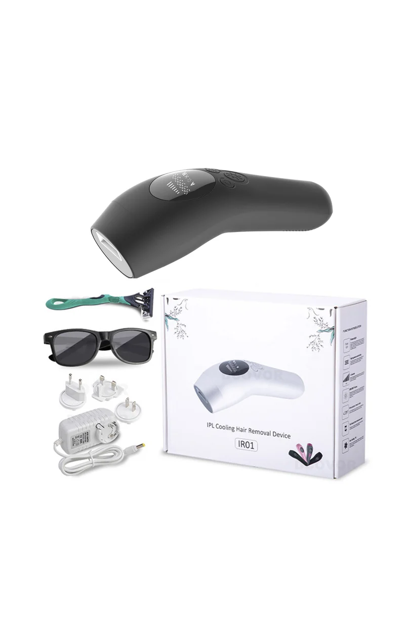 Épilateur lumière pulsée IPL - 999 000 flashs