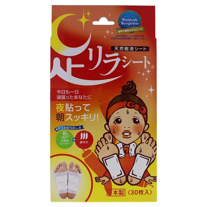 Kinomegumi Chilli Foot Patch 30 Sheets for Foot Relief