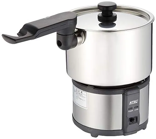NTS travel cooker automatic voltage switching pot 1.3L AC100〜240V 50/60Hz