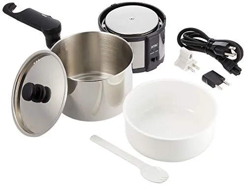 NTS travel cooker automatic voltage switching pot 1.3L AC100〜240V 50/60Hz