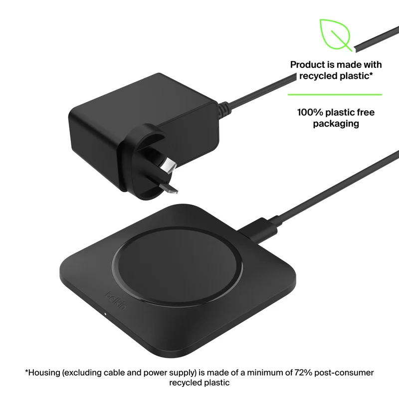 Belkin BoostCharge Universal Easy Align 15W Wireless Charging Pad