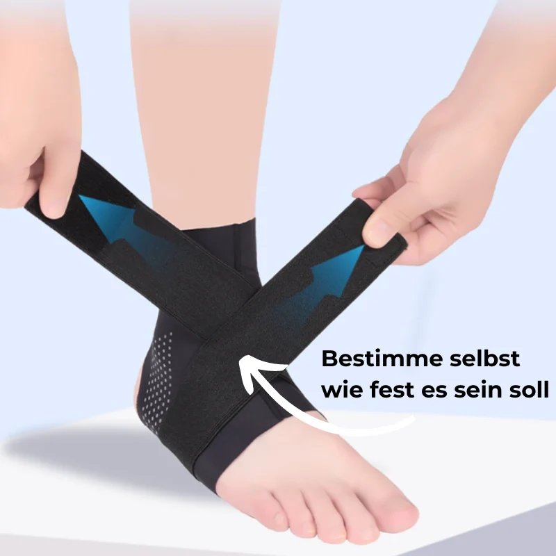 Knöchelbandage für Fußball | Stabilisiert ohne Bewegungsverlust | Atmungsaktiv & passt in Fußballschuhe | Schutz vor Verstauchungen